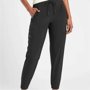 Athleta Black Venture Pants with Pockets